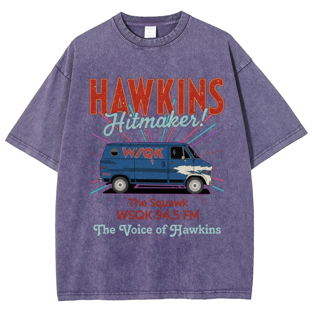 Hawkins Hitmaker WSQK Van Washed T-Shirt
