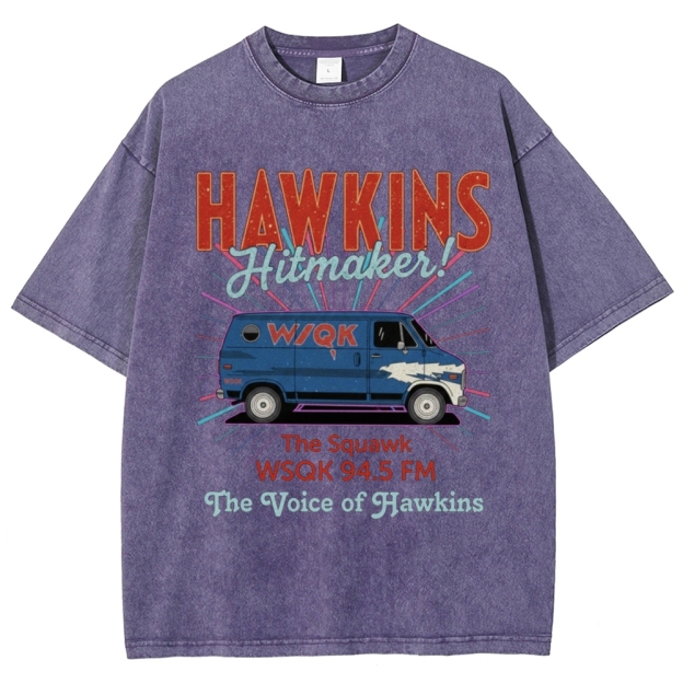 Hawkins Hitmaker WSQK Van Washed T-Shirt
