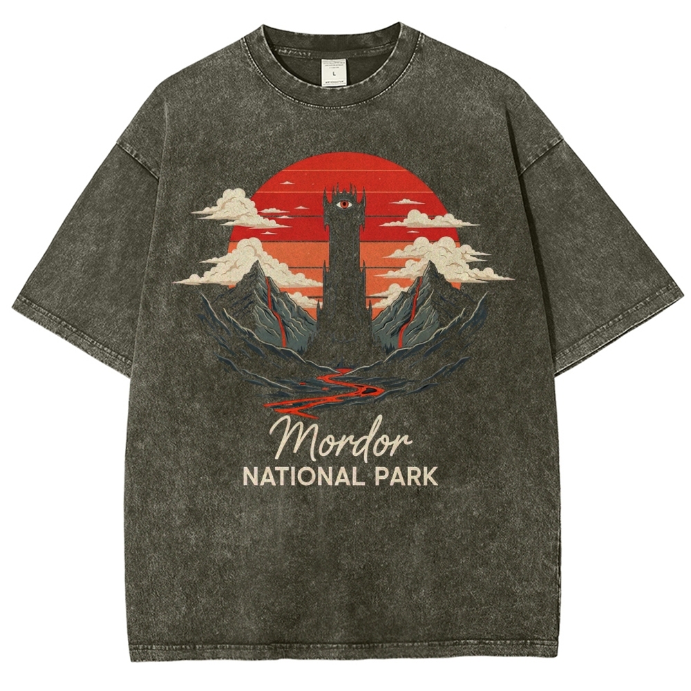 Mordor National Park Washed T-Shirt