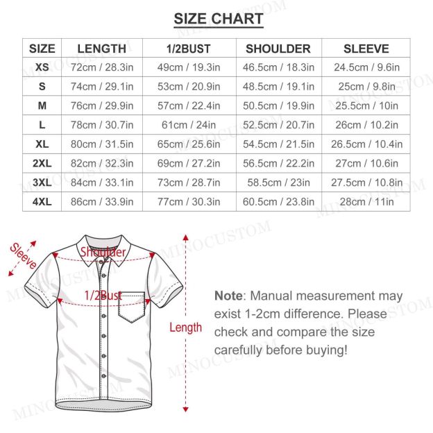 Retro Gothic Print Men's Shirt Collar Resort Short Sleeve Shirt 
