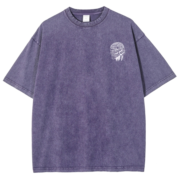 Fantasy Creature Anatomy Graphic Washed T-Shirt