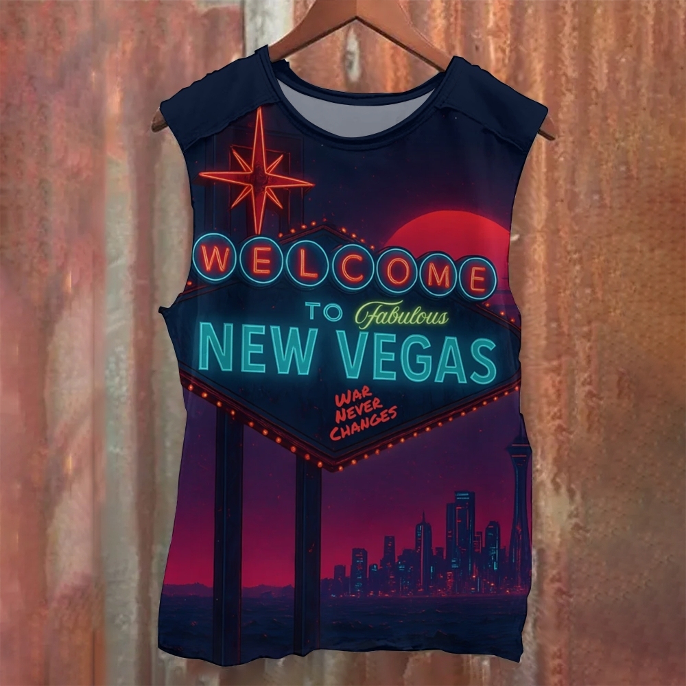 Welcome to New Vegas Neon Tank Top