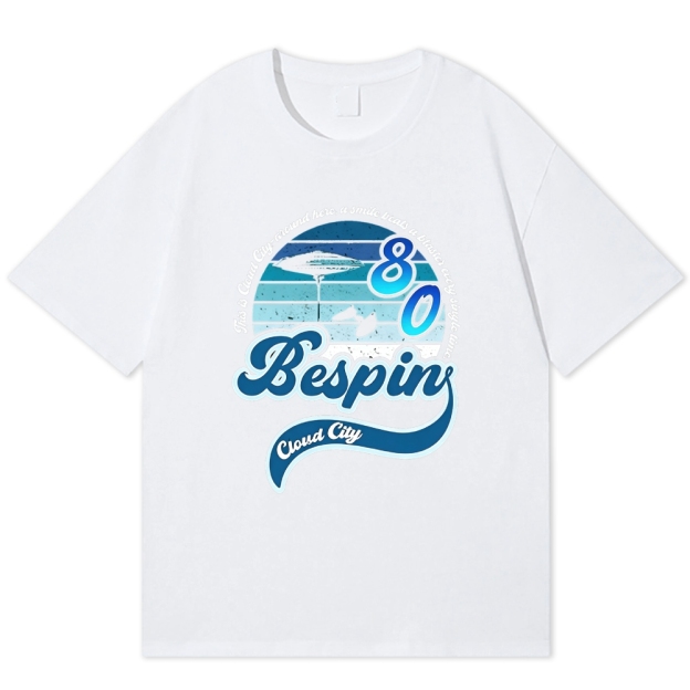 "Bespin Cloud City '80" Retro Sci-Fi Vacation Cotton T-shirt
