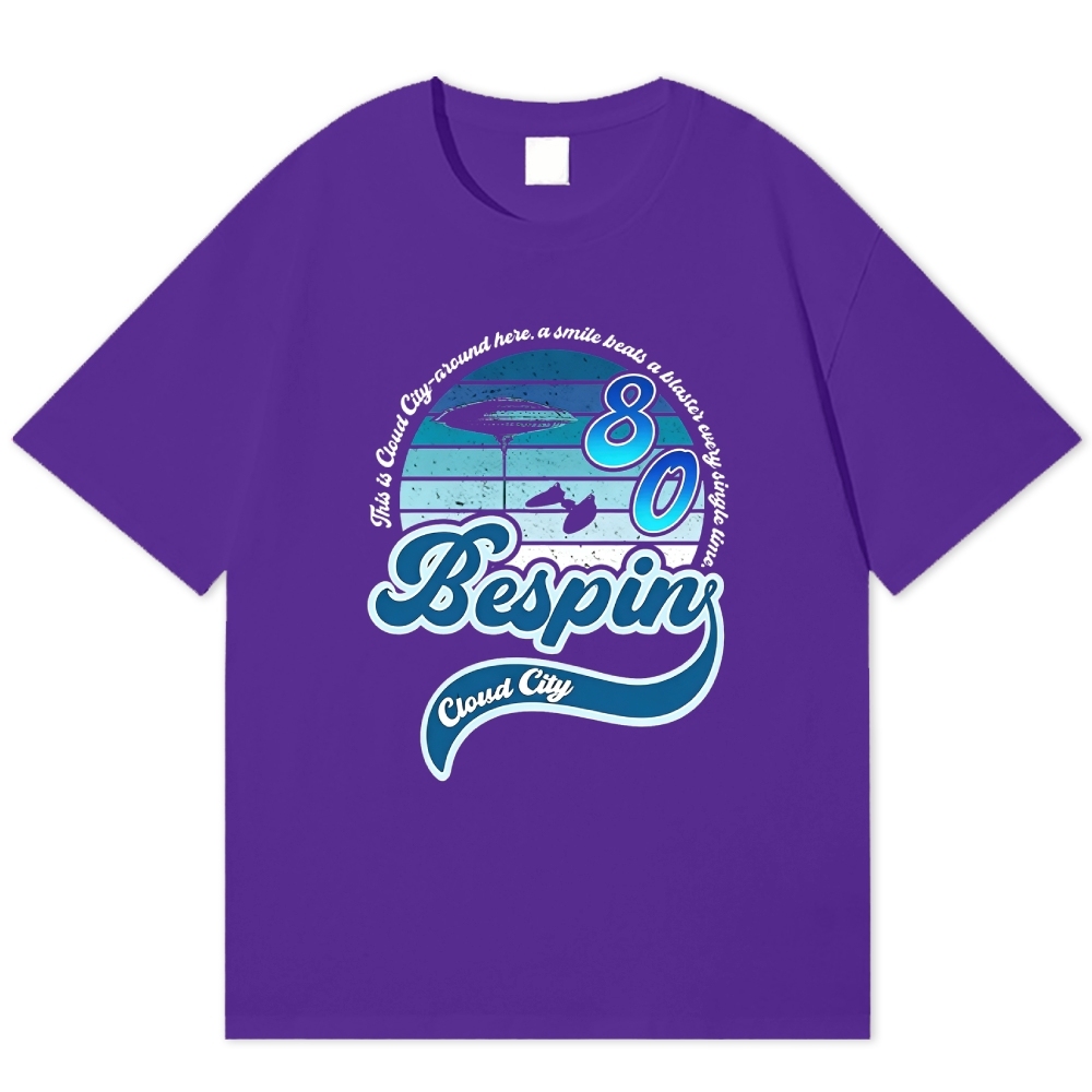 "Bespin Cloud City '80" Retro Sci-Fi Vacation Cotton T-shirt