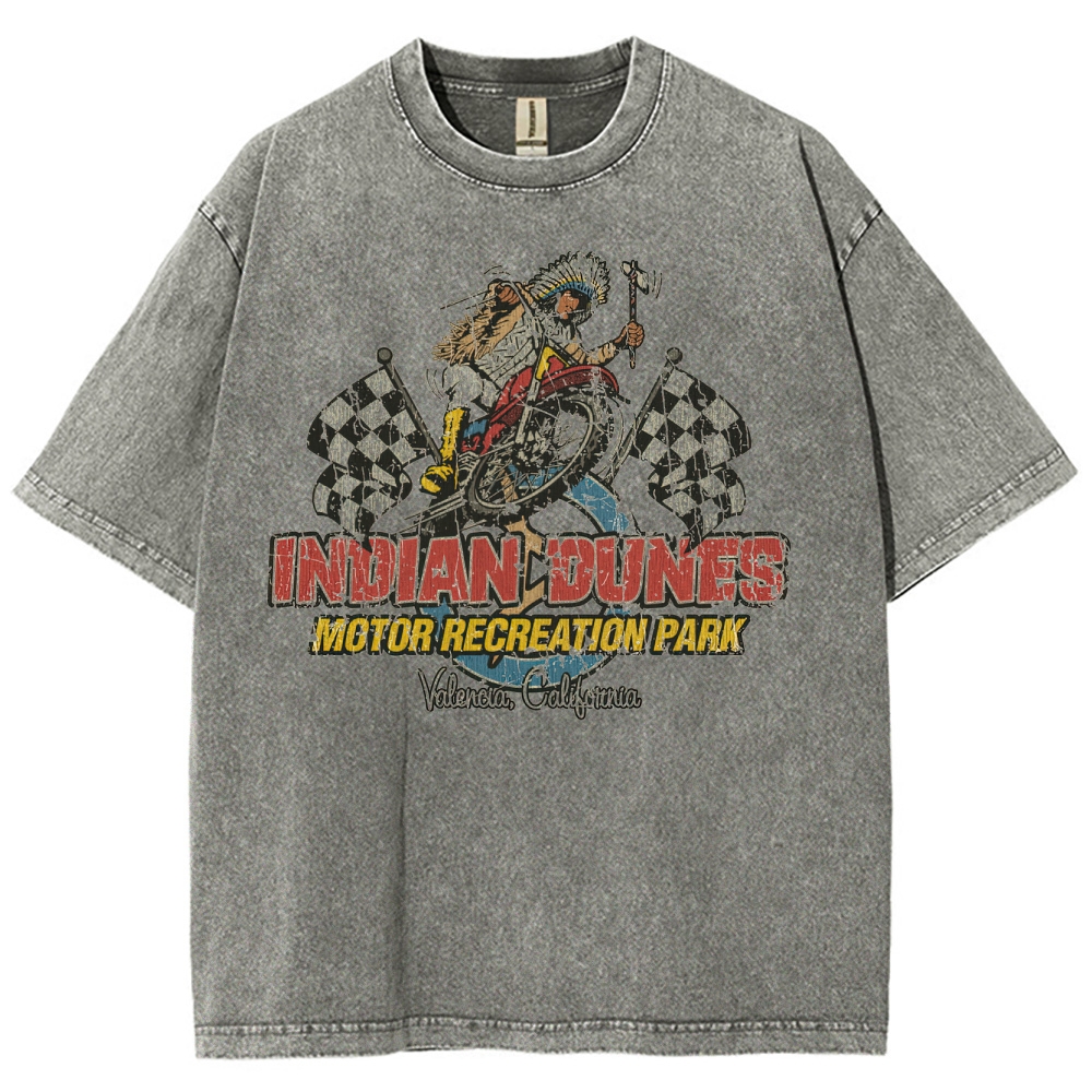 Indian Dunes Motor Recreation Park 1970 Posters Washed T-Shirt 
