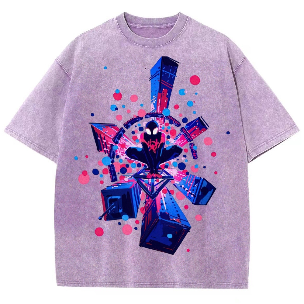 Spider-Verse Multiverse Portal Washed T-Shirt