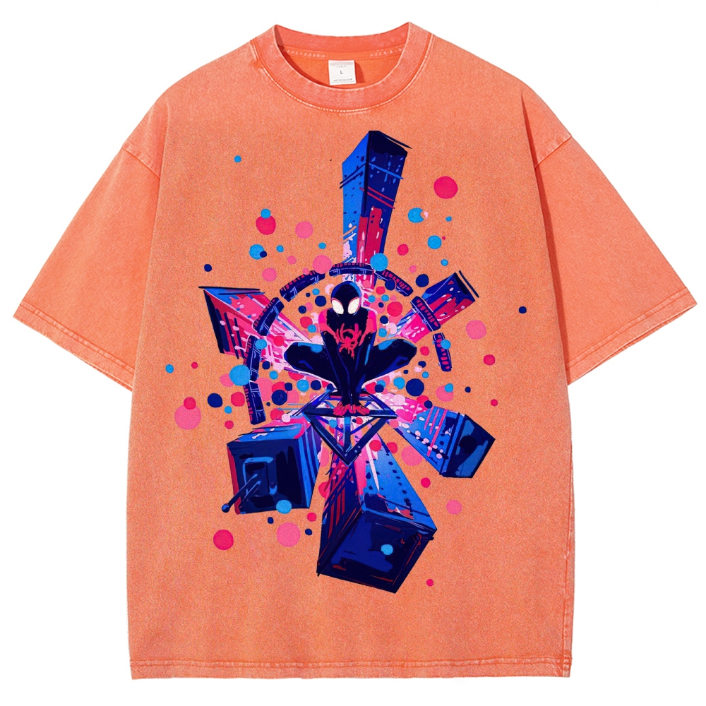Spider-Verse Multiverse Portal Washed T-Shirt