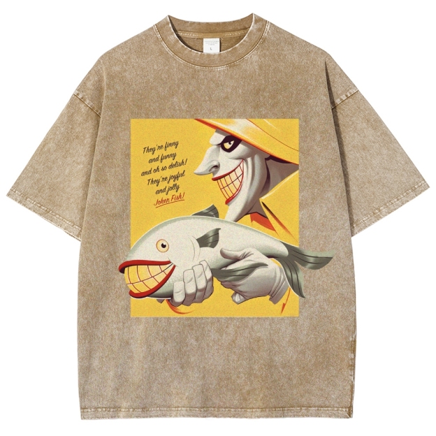 Joker Fish Propaganda Washed T-Shirt