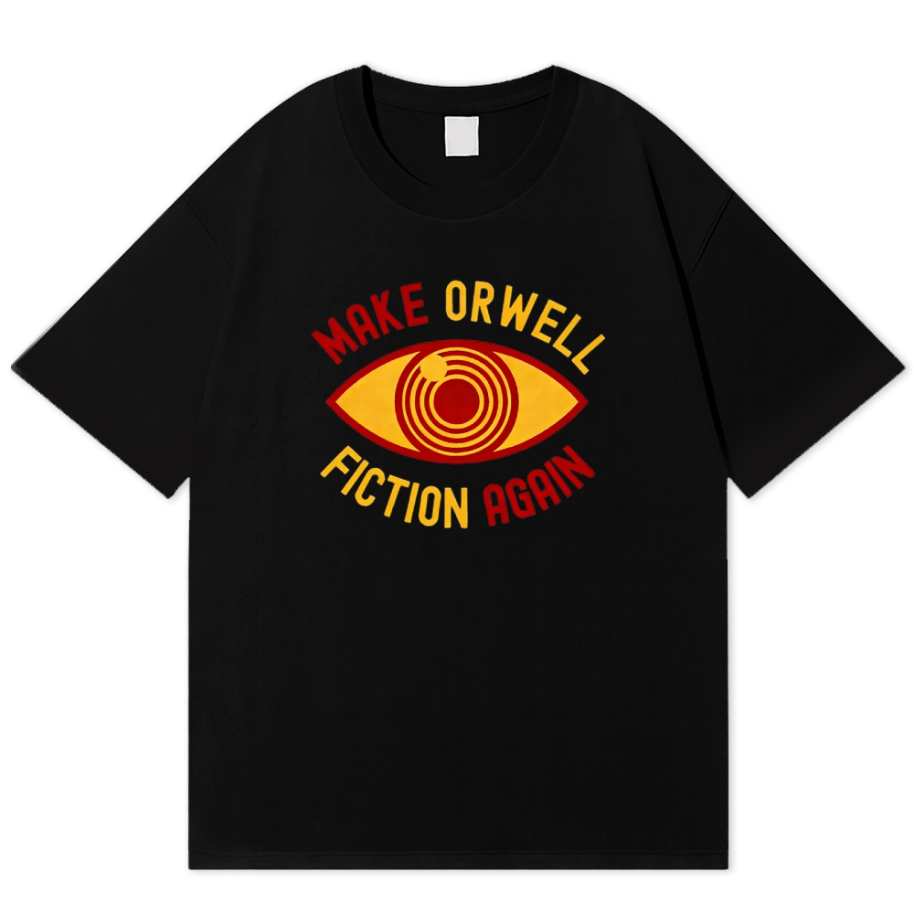 Surveillance Eye Retro Dystopian Art Cotton T-shirt