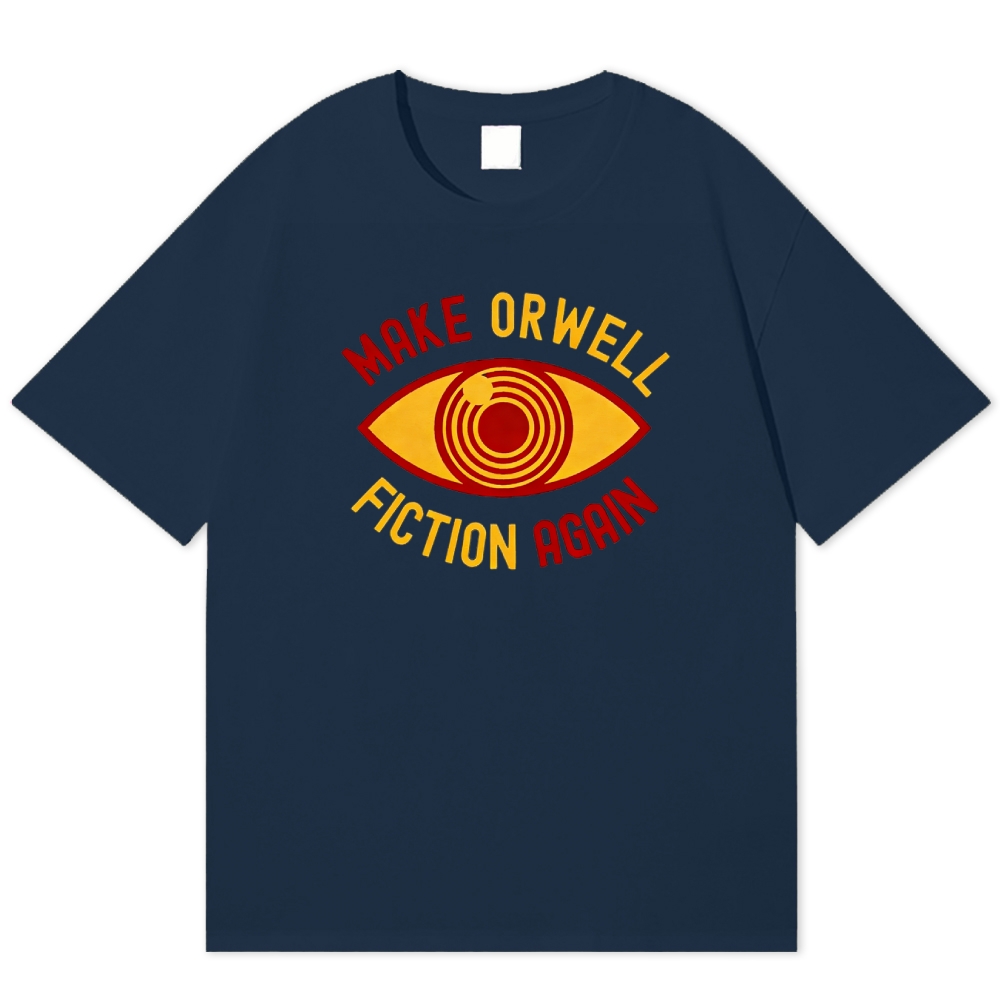 Surveillance Eye Retro Dystopian Art Cotton T-shirt