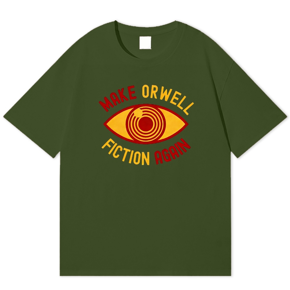 Surveillance Eye Retro Dystopian Art Cotton T-shirt