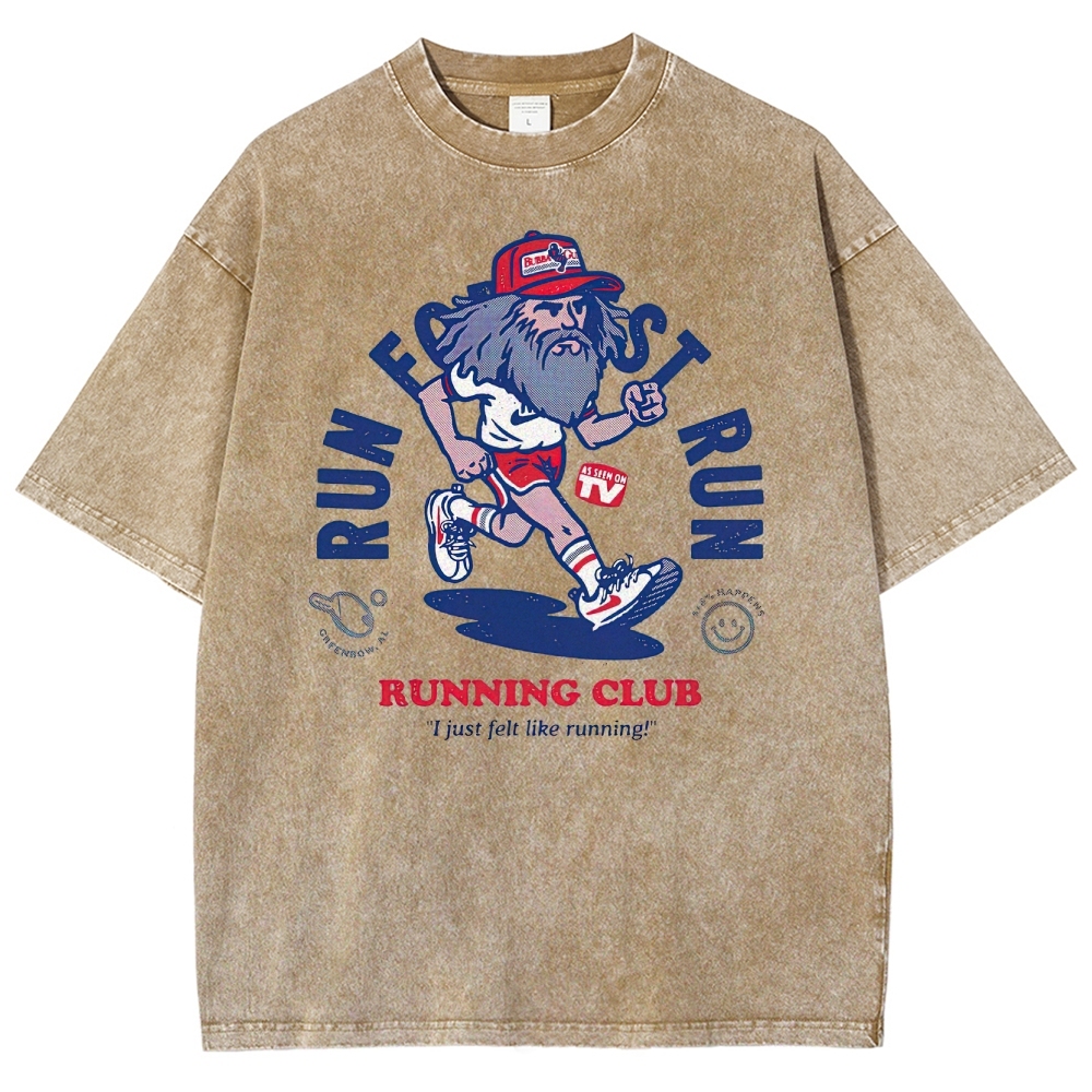 Forrest Gump Running Club Mascot Washed T-Shirt