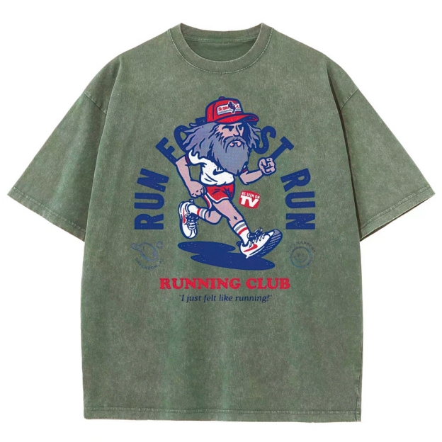 Forrest Gump Running Club Mascot Washed T-Shirt