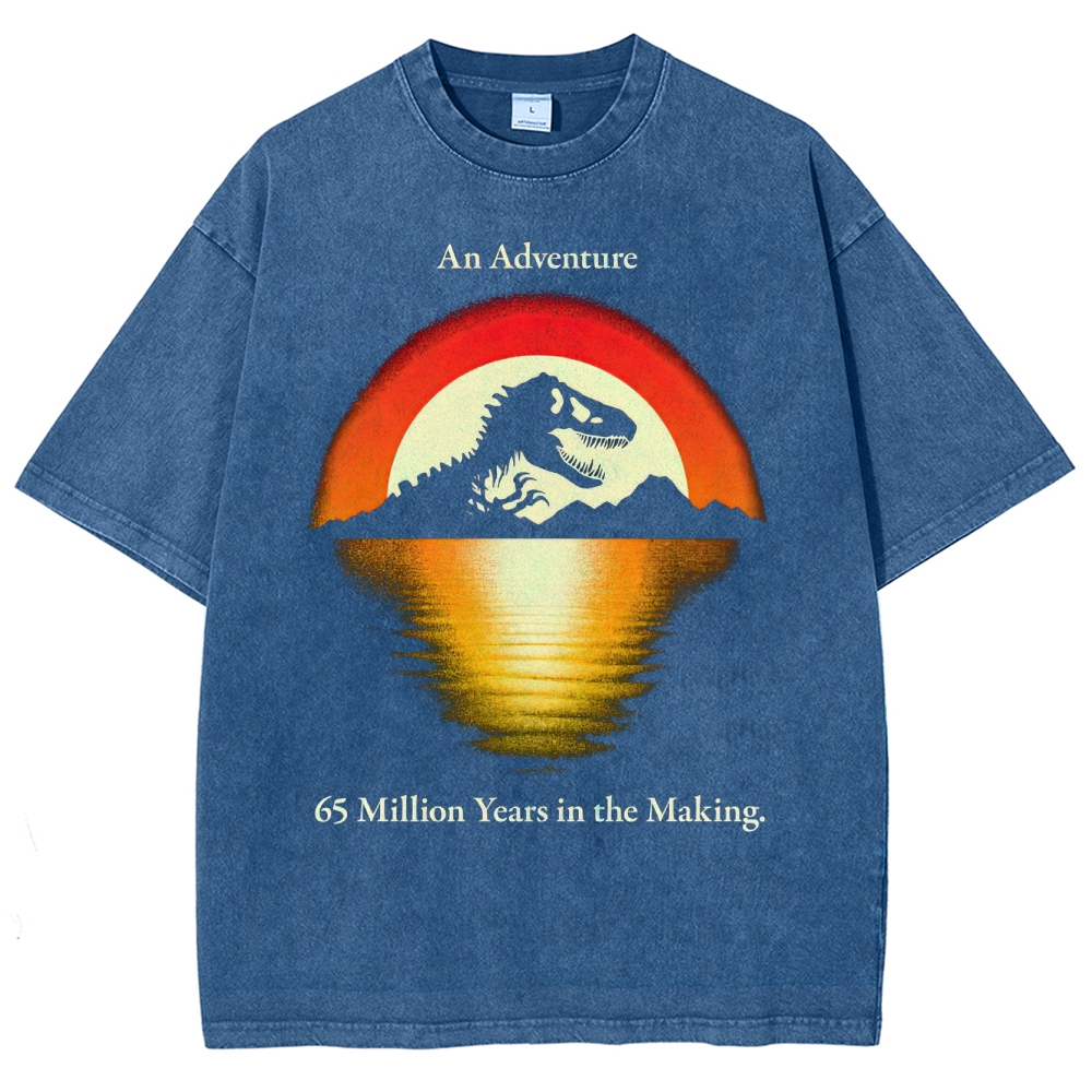 65 Million Years Adventure Washed T-Shirt