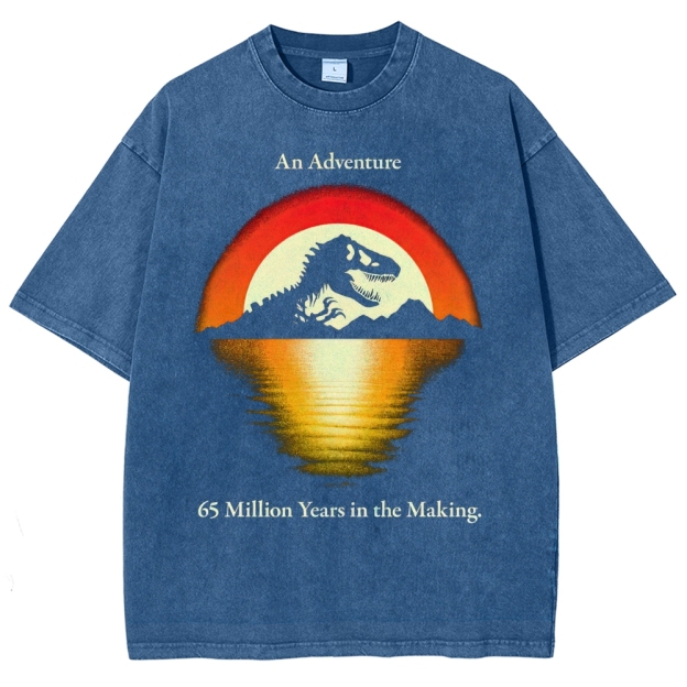 65 Million Years Adventure Washed T-Shirt