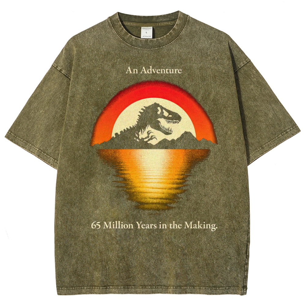 65 Million Years Adventure Washed T-Shirt