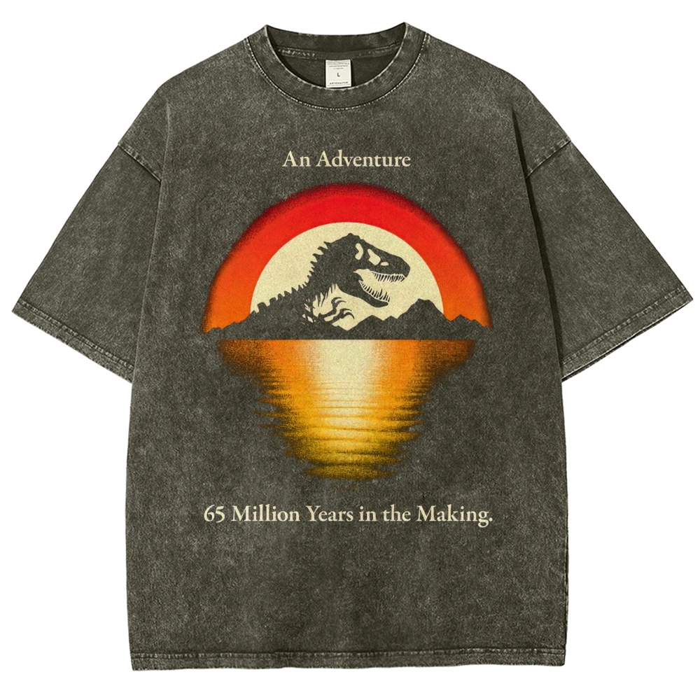 65 Million Years Adventure Washed T-Shirt