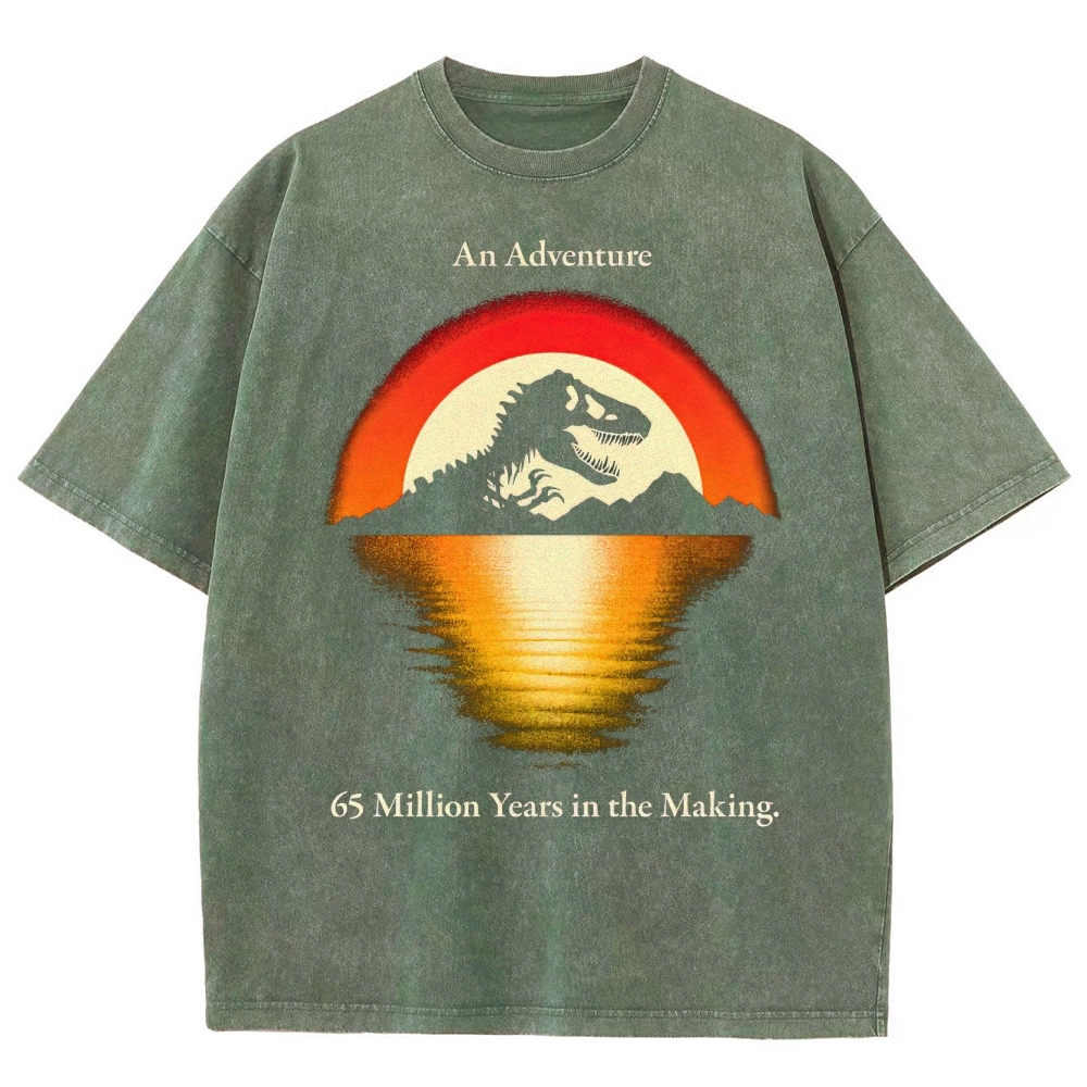 65 Million Years Adventure Washed T-Shirt