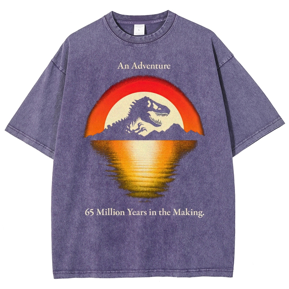 65 Million Years Adventure Washed T-Shirt