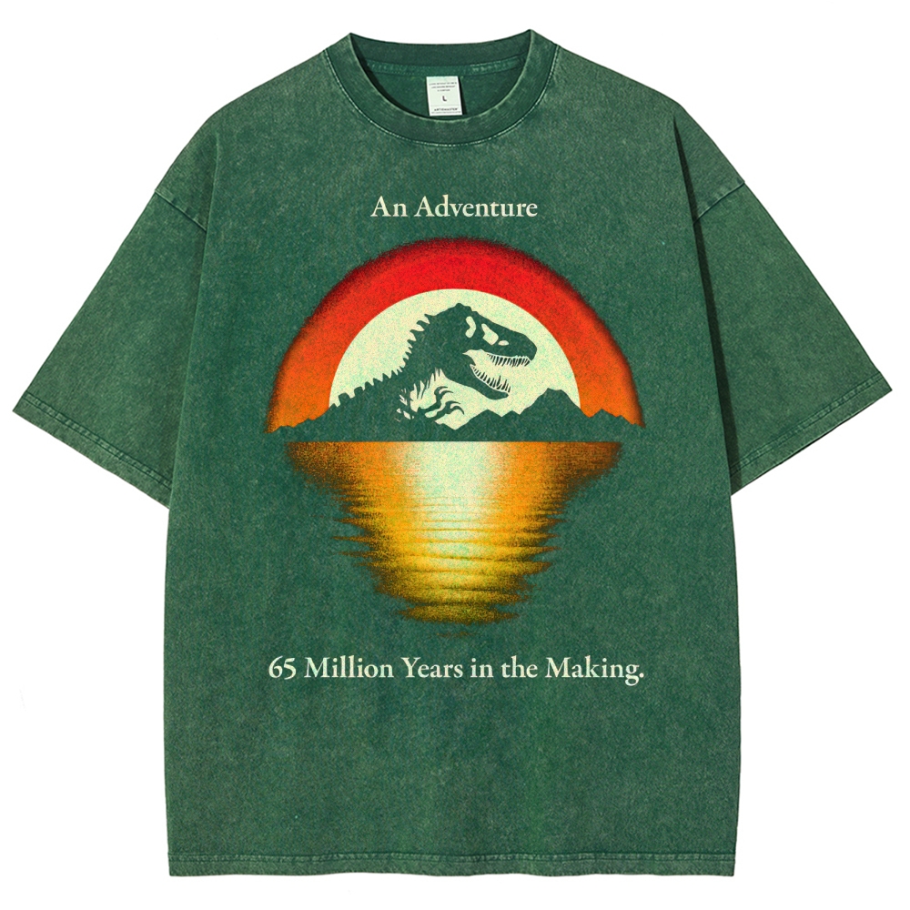 65 Million Years Adventure Washed T-Shirt