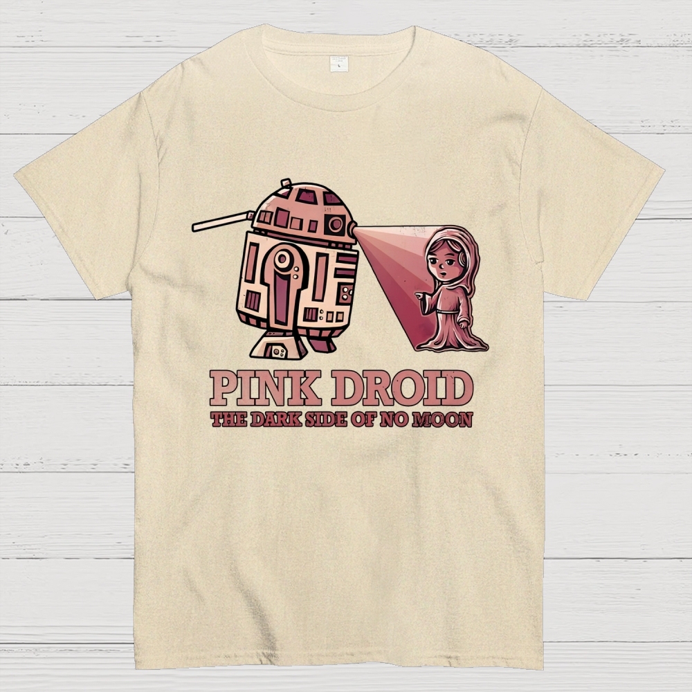 Pink Droid Cotton T-shirt