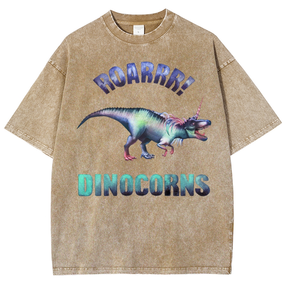 Dinocorn Roar Washed T-Shirt