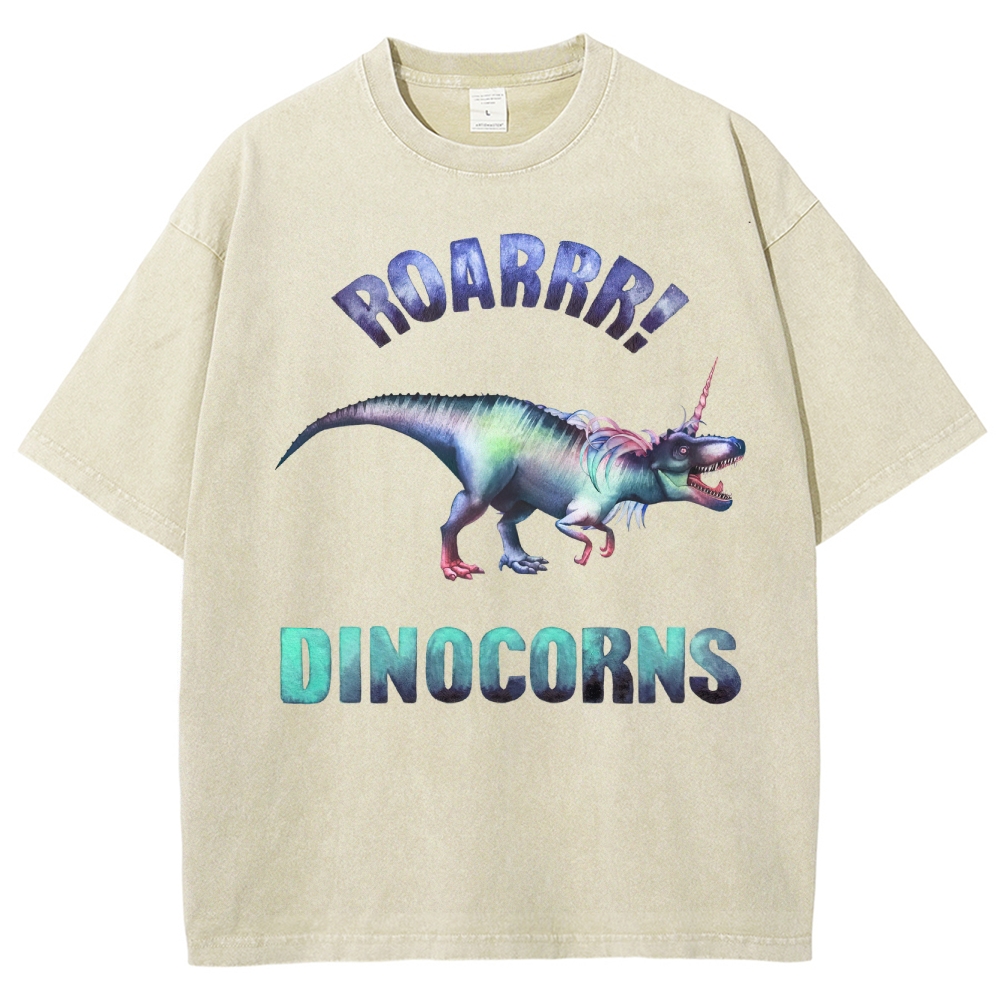 Dinocorn Roar Washed T-Shirt