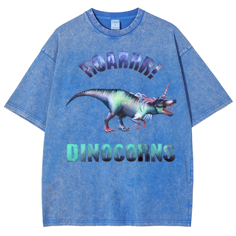 Dinocorn Roar Washed T-Shirt