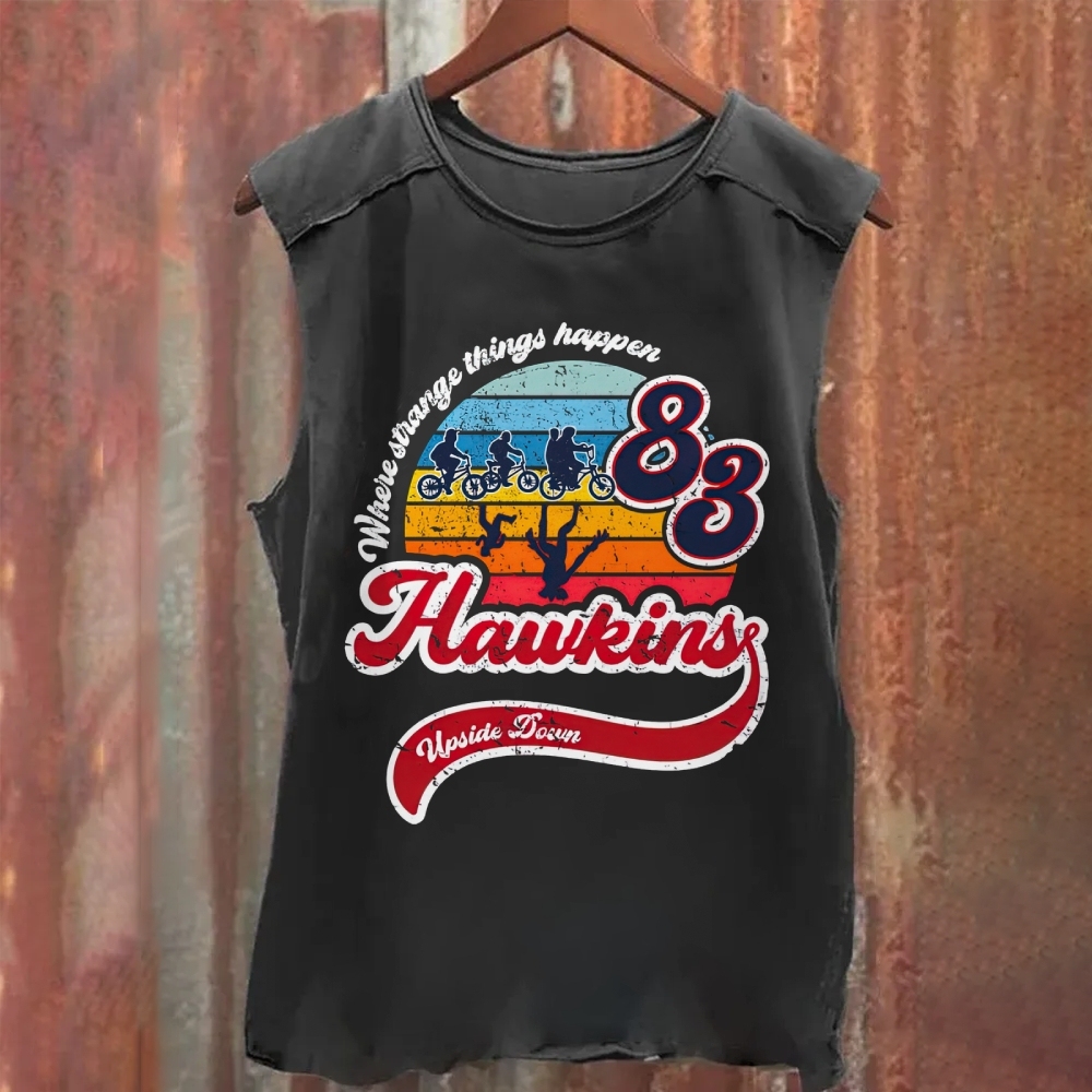 Strange things Happen Washed Tank Top