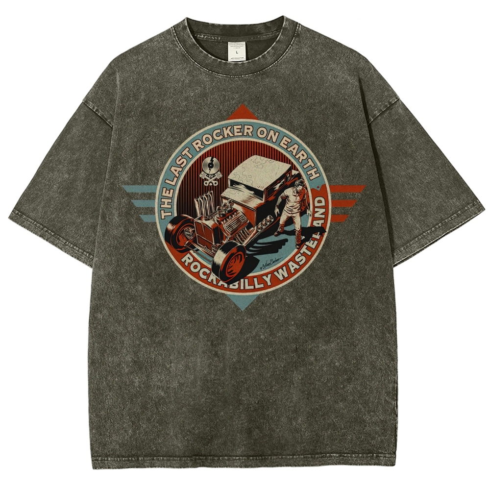 Last Rocker on Earth Washed T-Shirt