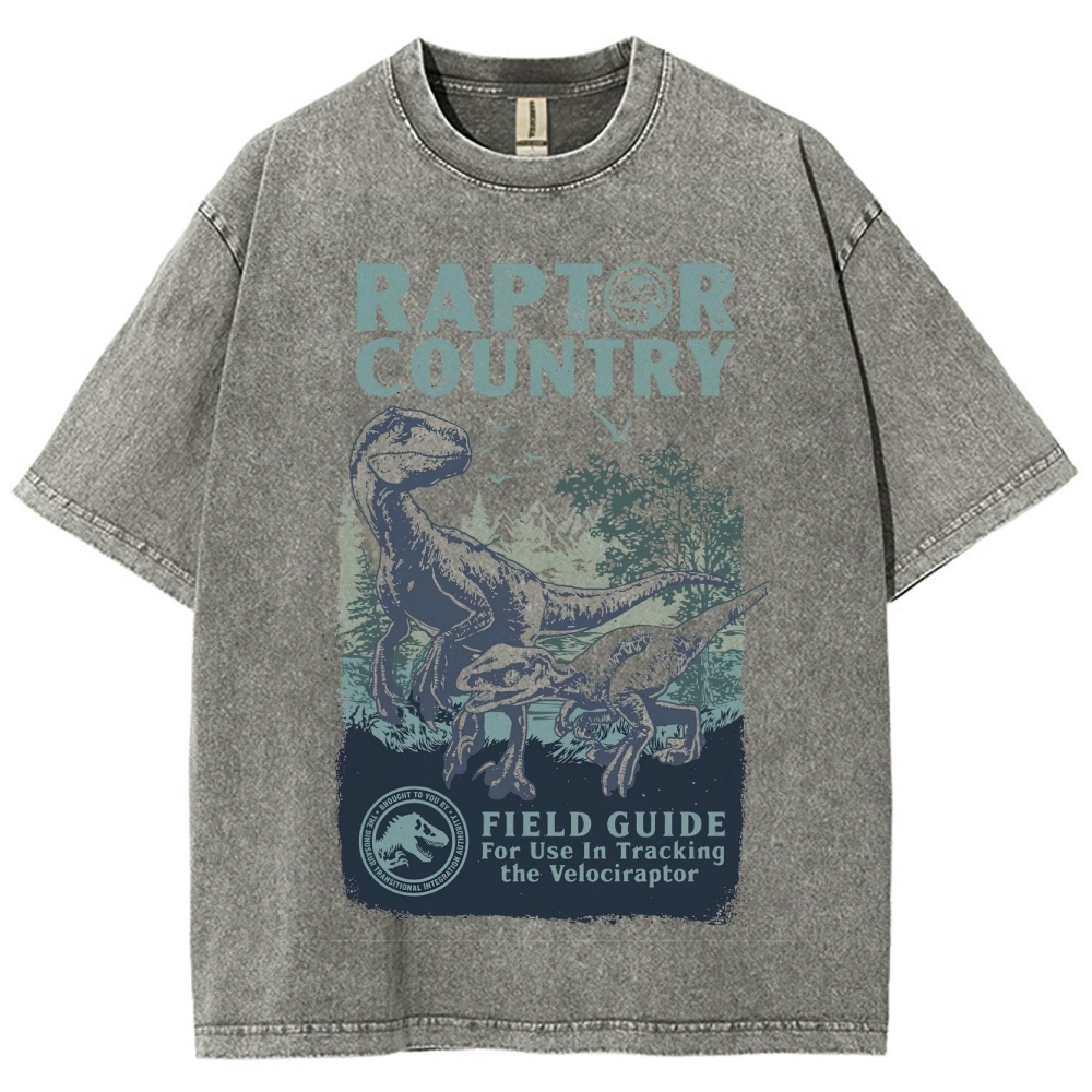 Raptor Country Field Guide Washed T-Shirt