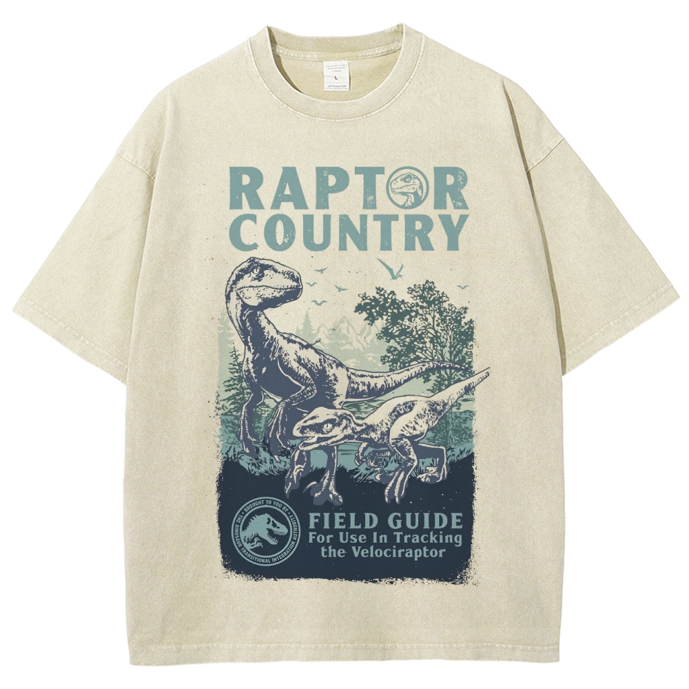 Raptor Country Field Guide Washed T-Shirt