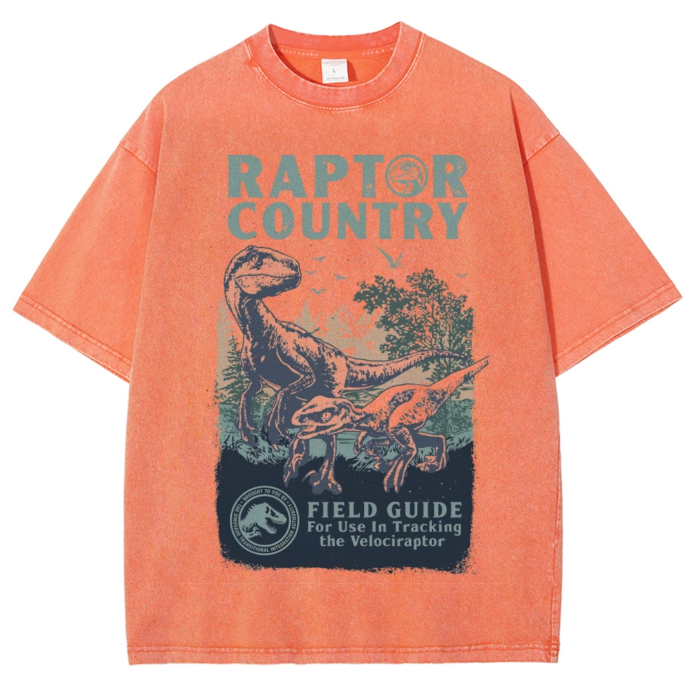 Raptor Country Field Guide Washed T-Shirt