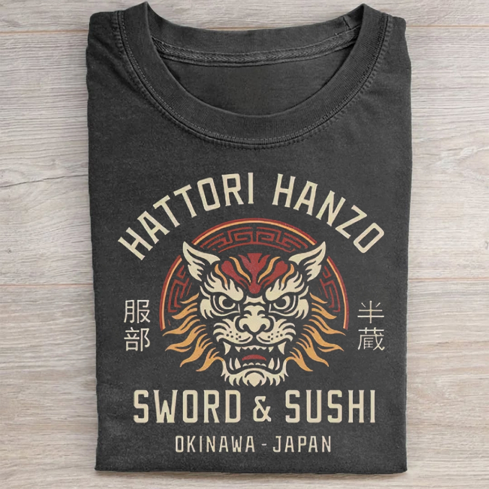  Vintage Hattori Lion  Washed Tee 
