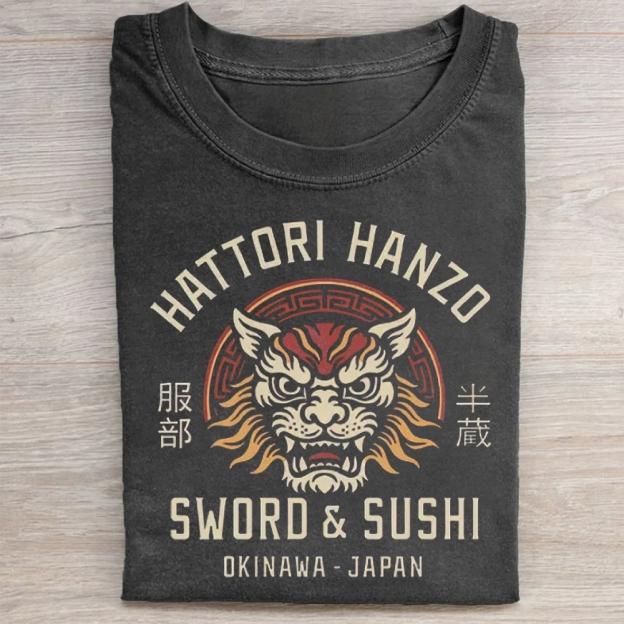  Vintage Hattori Lion  Washed Tee 
