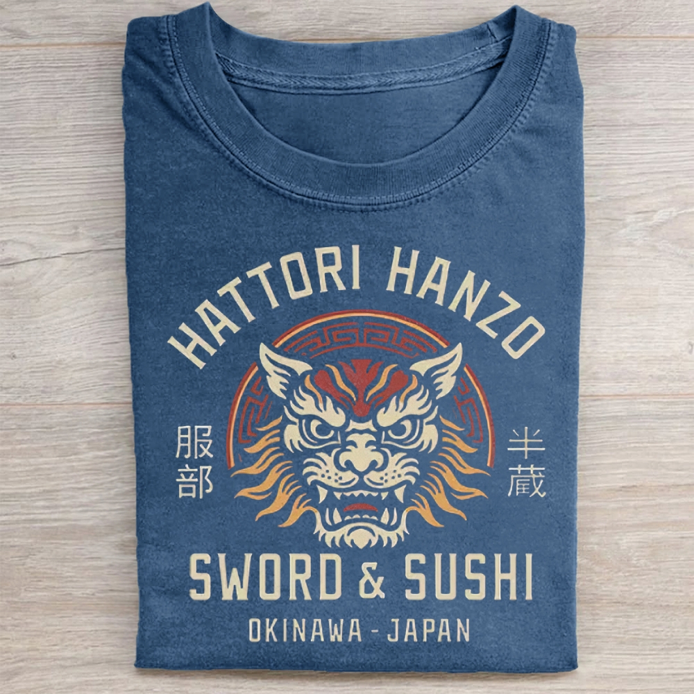  Vintage Hattori Lion  Washed Tee 