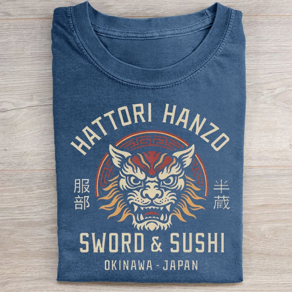  Vintage Hattori Lion  Washed Tee 