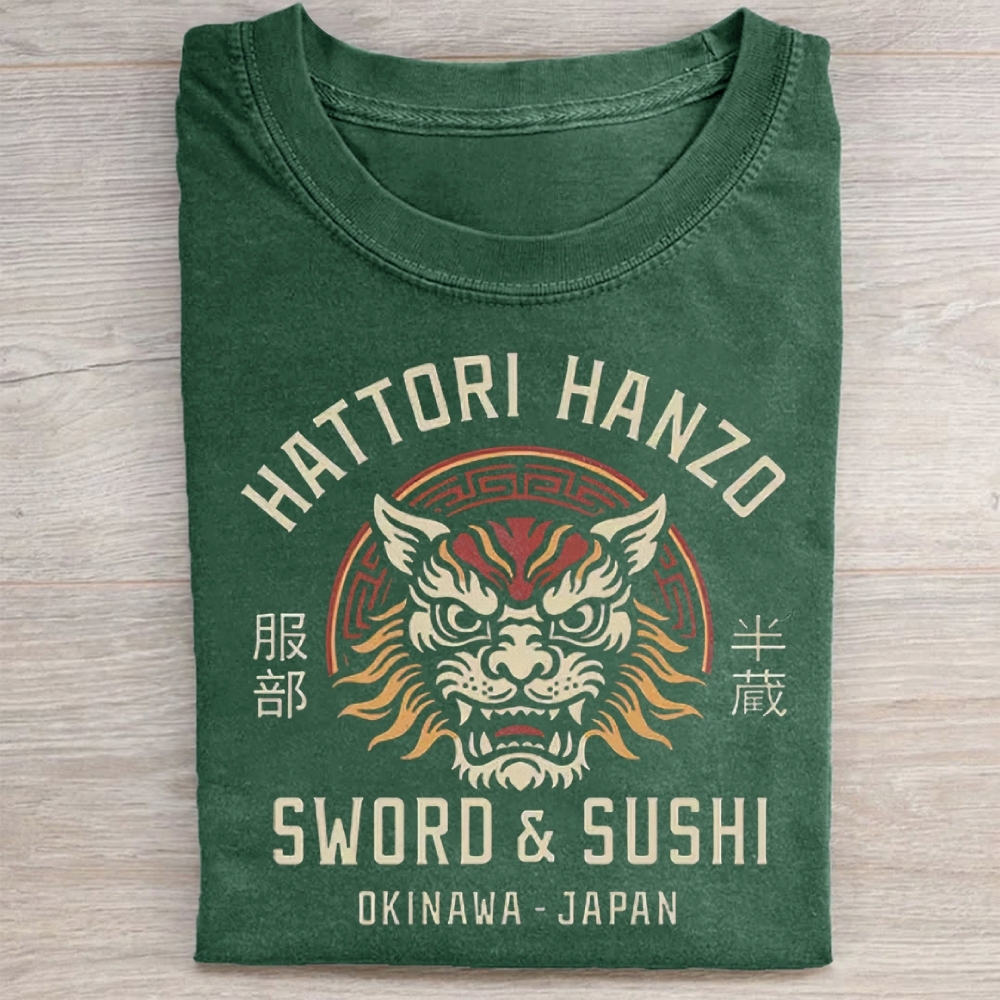  Vintage Hattori Lion  Washed Tee 