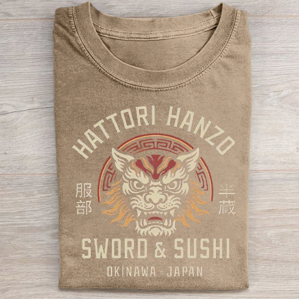  Vintage Hattori Lion  Washed Tee 