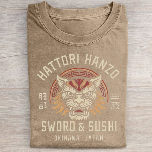  Vintage Hattori Lion  Washed Tee 