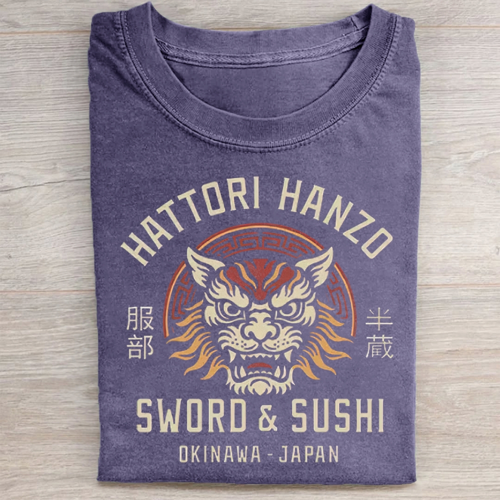  Vintage Hattori Lion  Washed Tee 