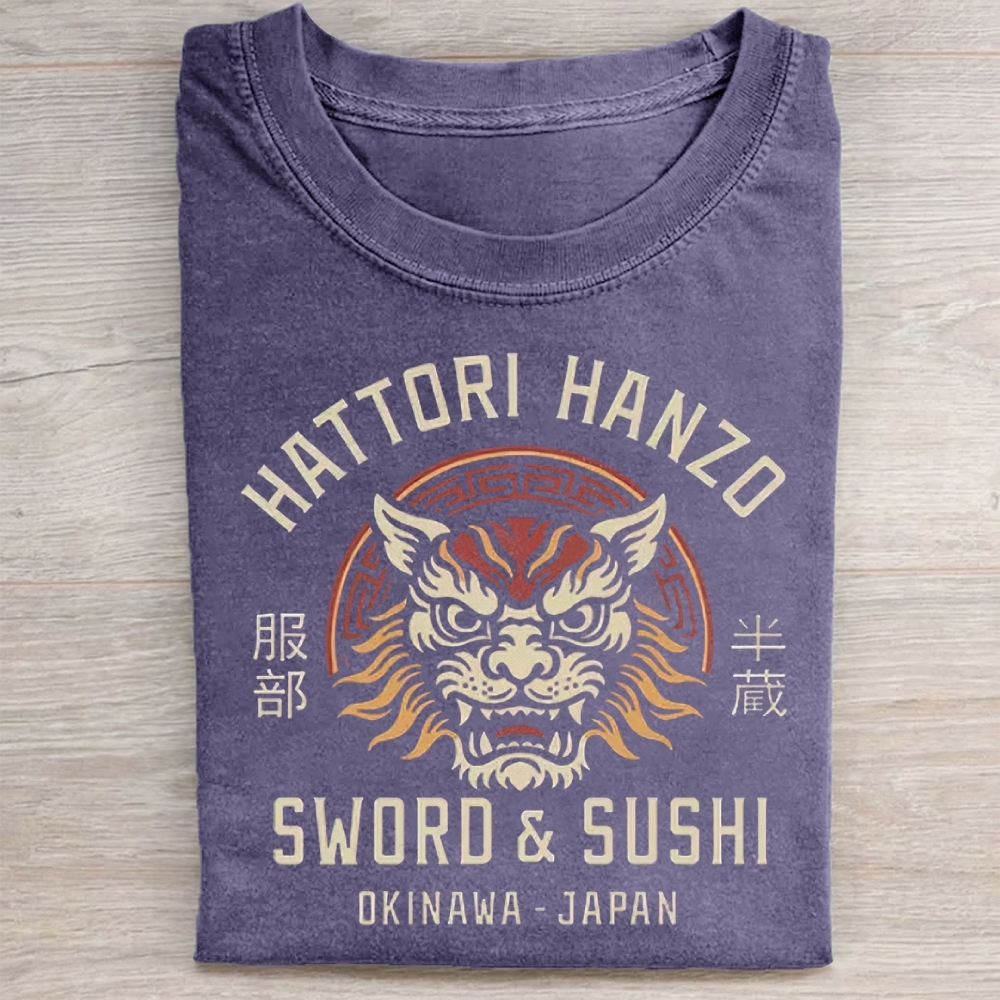  Vintage Hattori Lion  Washed Tee 