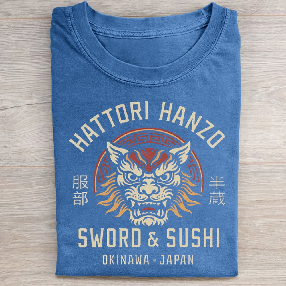  Vintage Hattori Lion  Washed Tee 