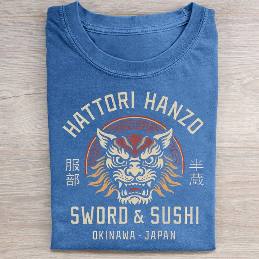  Vintage Hattori Lion  Washed Tee 