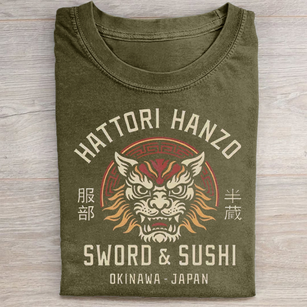  Vintage Hattori Lion  Washed Tee 