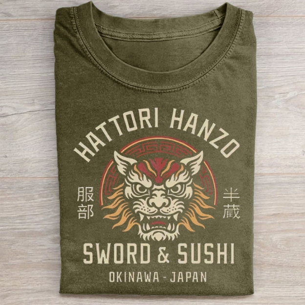  Vintage Hattori Lion  Washed Tee 