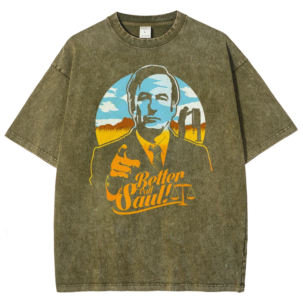 Better Call Saul Desert Retro Washed T-Shirt
