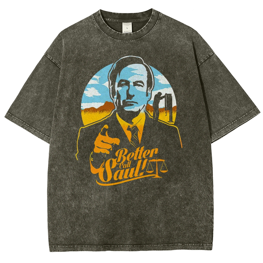 Better Call Saul Desert Retro Washed T-Shirt