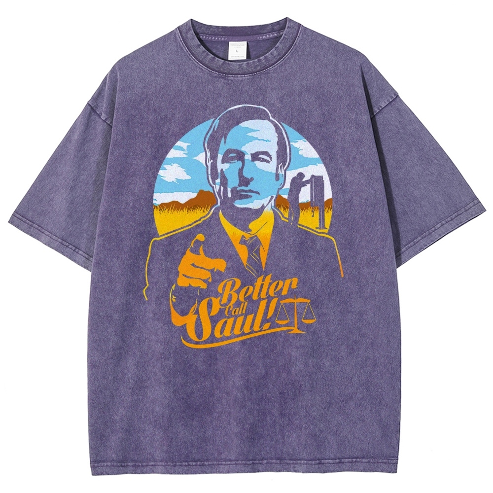 Better Call Saul Desert Retro Washed T-Shirt