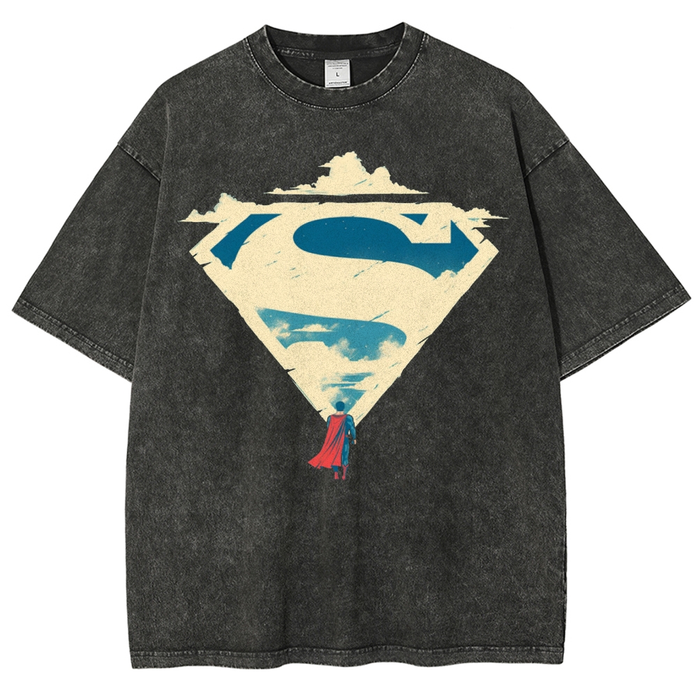 Superman Skywalk Washed T-Shirt